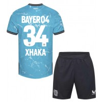 Bayer Leverkusen Granit Xhaka #34 Rezervni Dres za djecu 2023-24 Kratak Rukav (+ Kratke hlače)